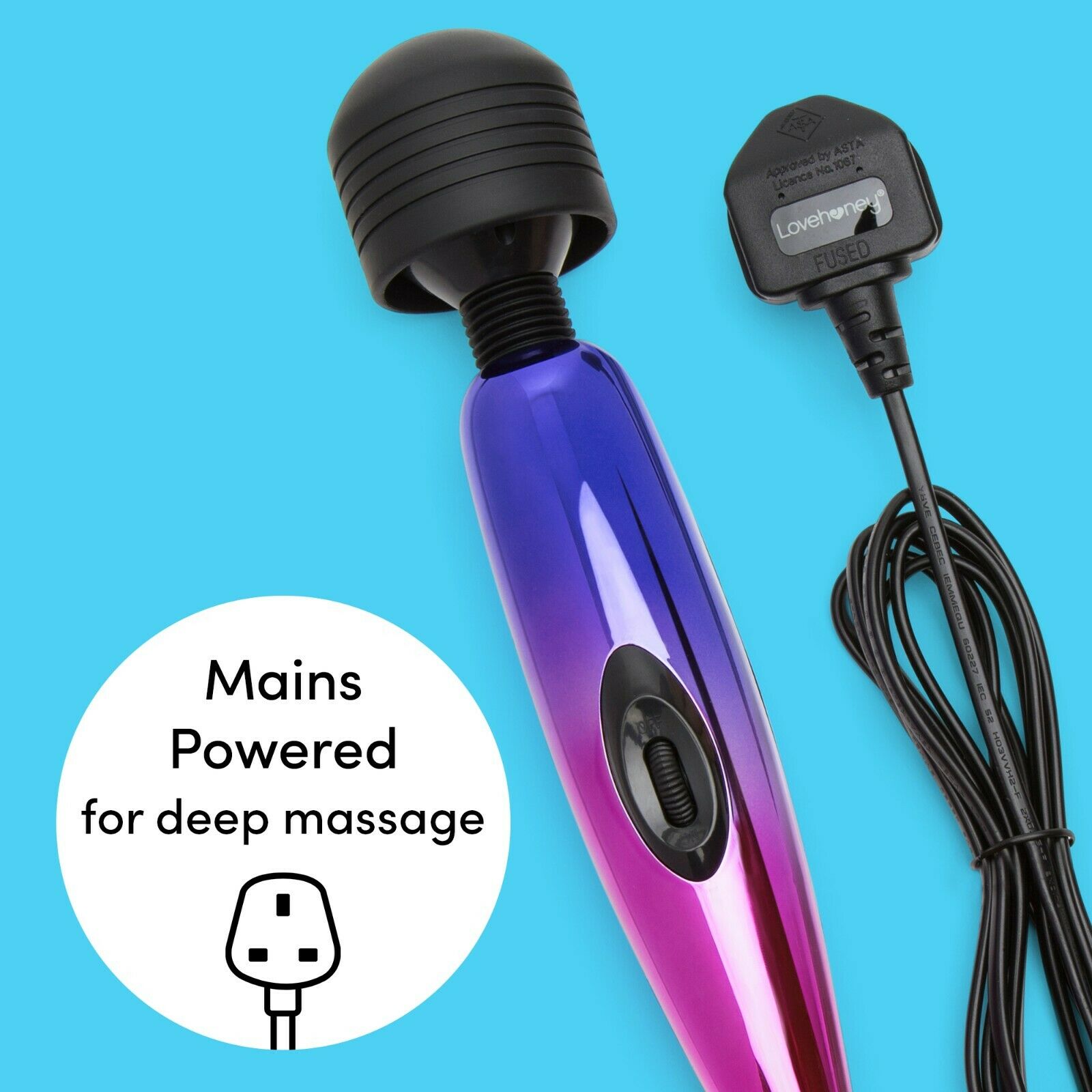 Lovehoney Vibrator Sex Toy Wand Massager Classic Magic Mains